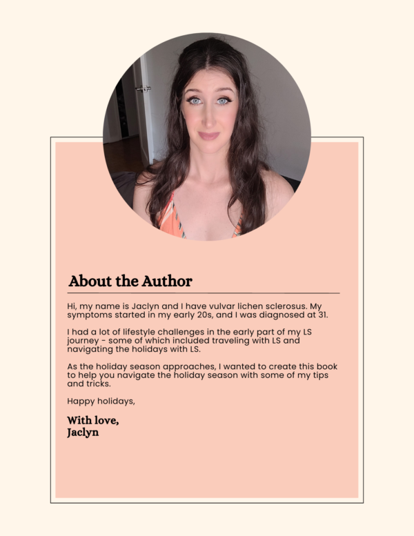 The Lichen Sclerosus Guide to Surviving the Holidays, FREE eBook. Download your copy today. - Image 3
